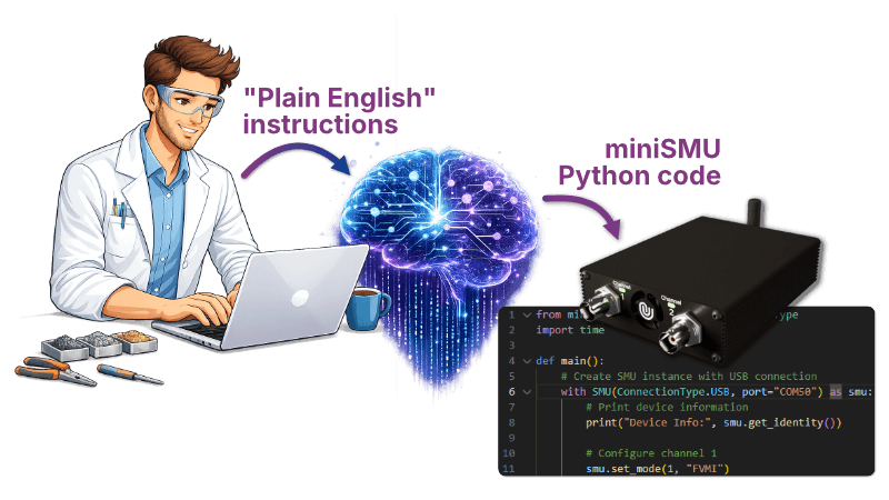 Écrire des scripts miniSMU et µSMU avec des outils d’IA
